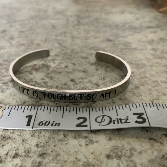 bracelet with gift bag “life is tough but so I’m I” - Picture 6 of 10
